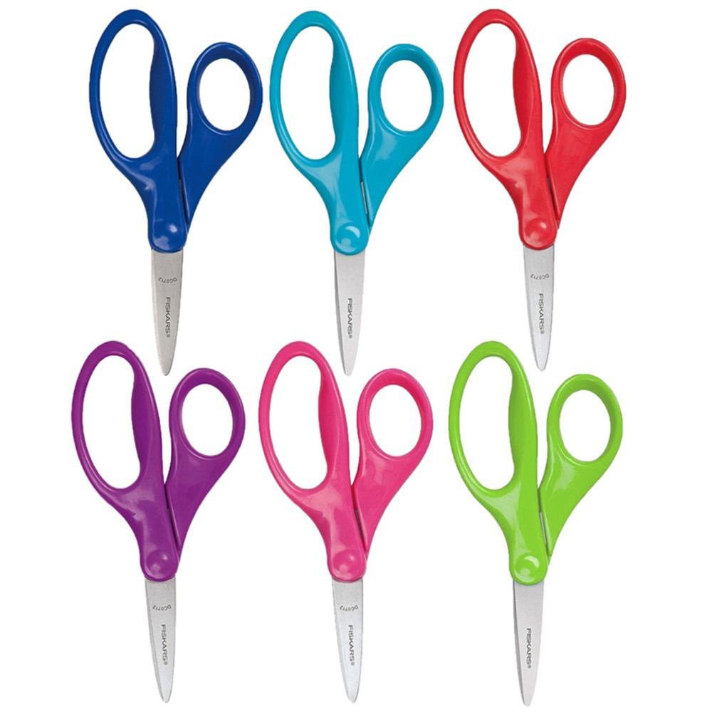 Adult Soft Handle 7 Pointed Scissors