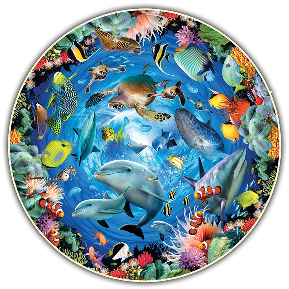 ABW383 - Ocean View Round Table Puzzle in Puzzles