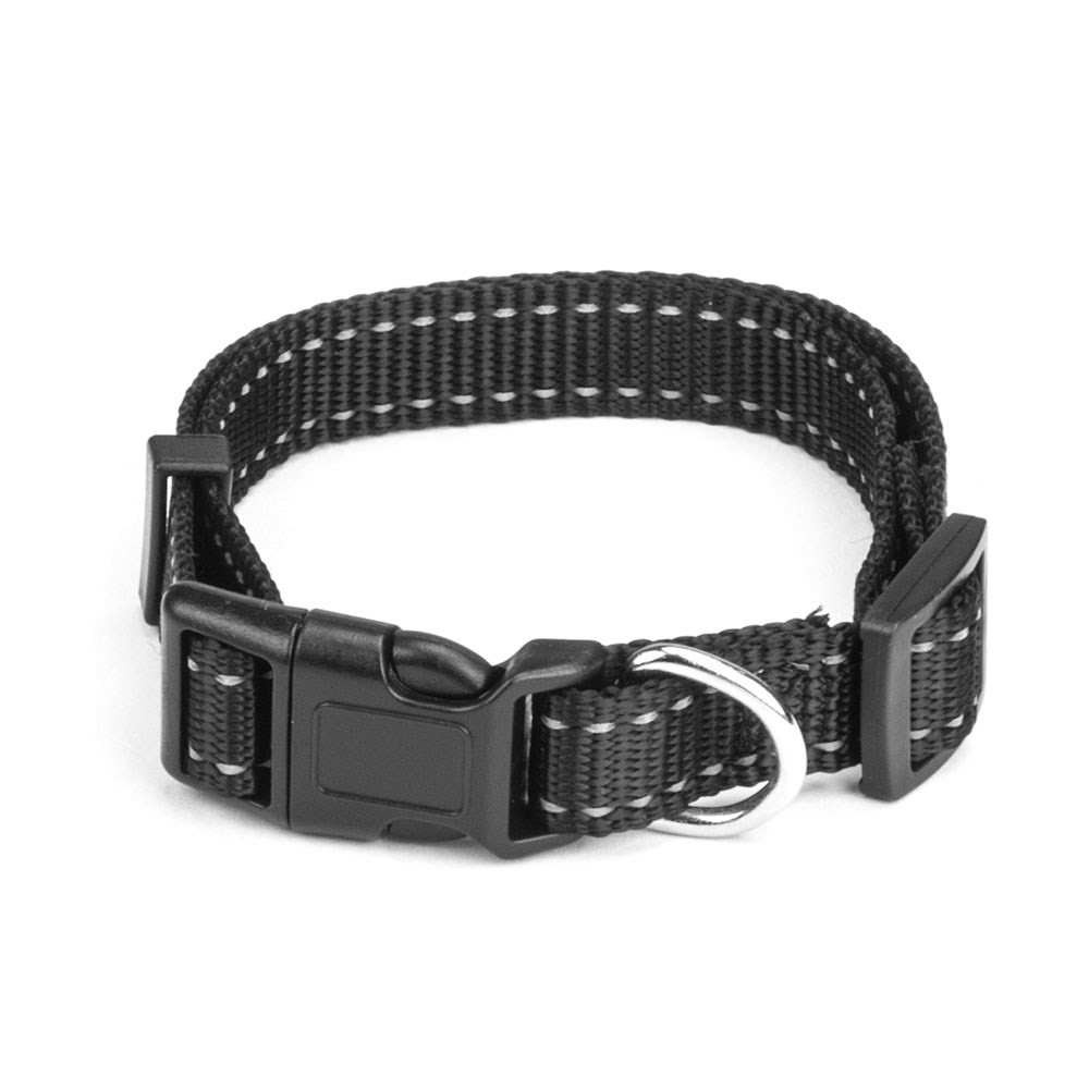 Small Black Adjustable Reflective Collar
