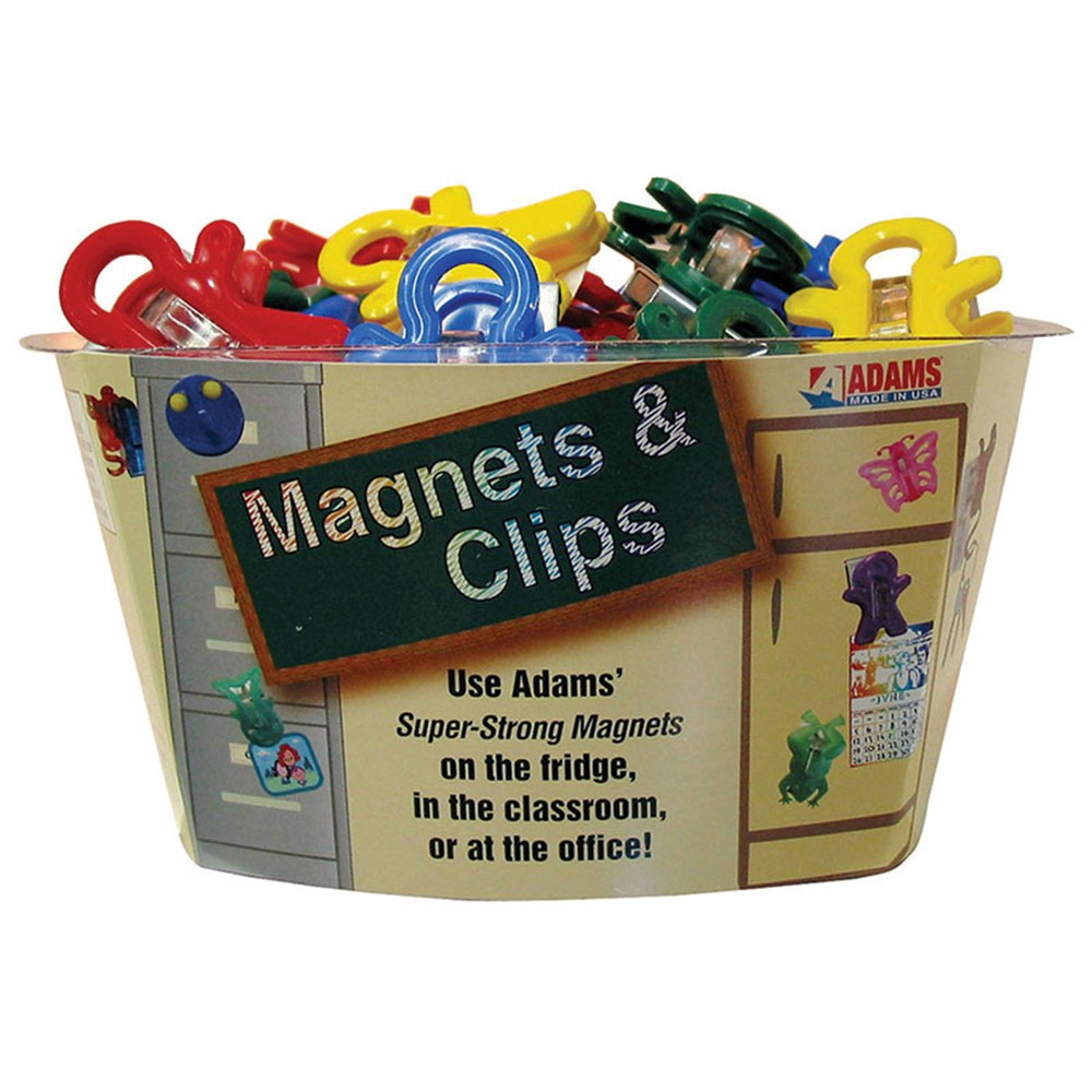 ADM3303503848 - Magnet Man Tub Of 40 in Clips