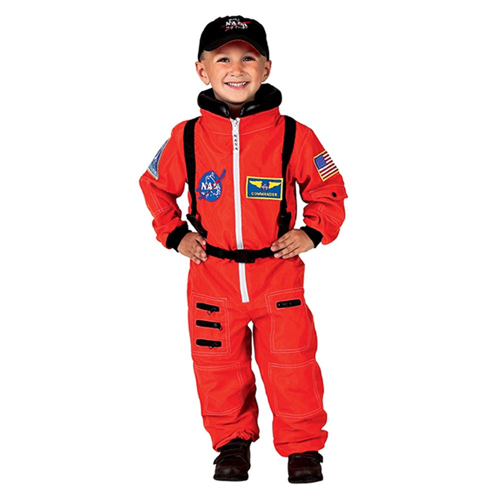 AEAASO46 - Orange Nasa Astronaut Suit With in Role Play