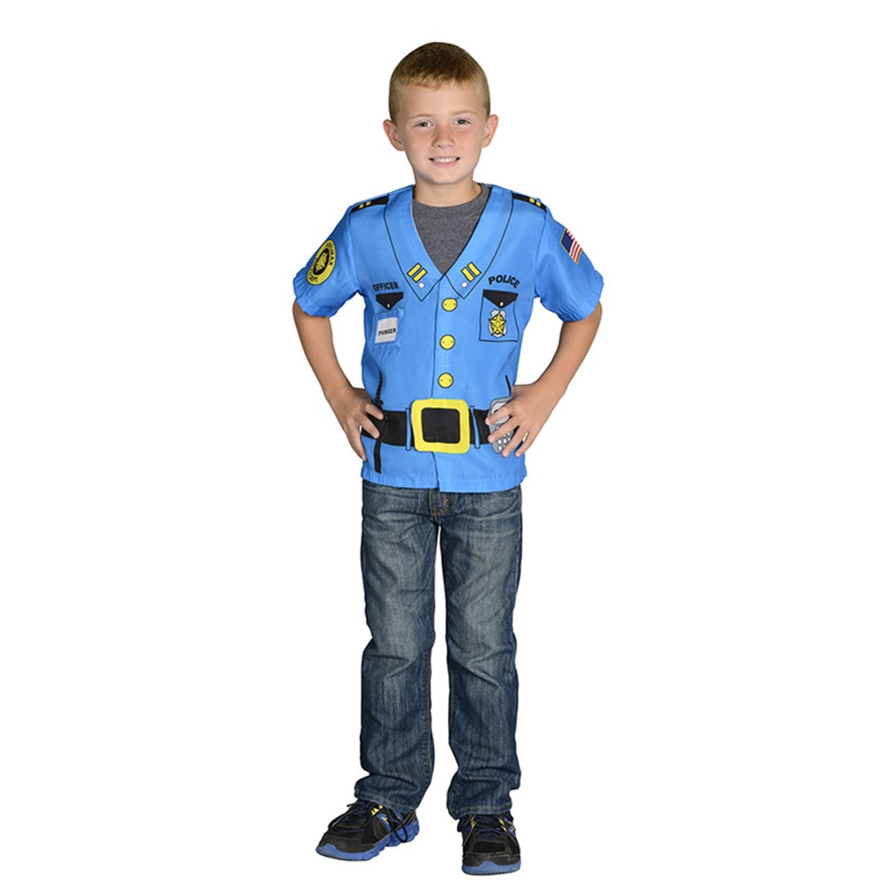 AEATPOL - My 1St Career Gear Police Top One Size Fits Most Ages 3-6 in Role Play