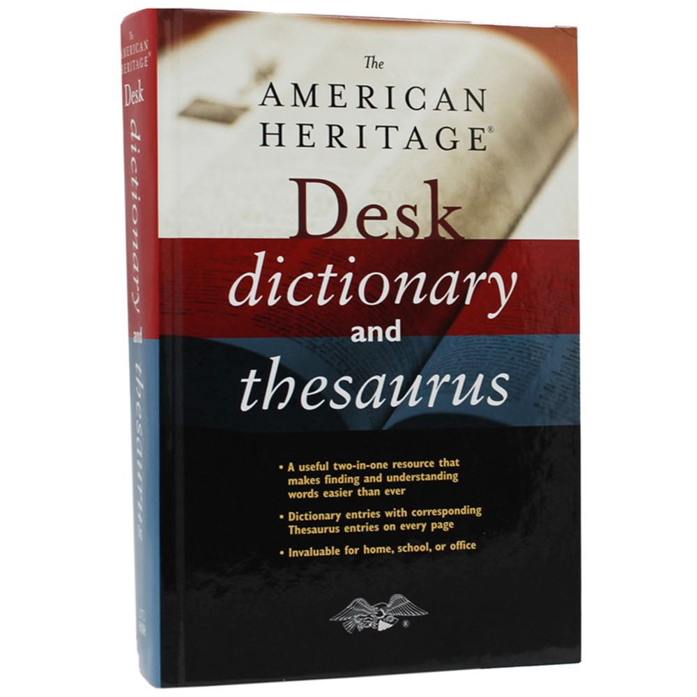 AH-9780544176188 - The American Heritage Desk Dictionary And Thesaurus in Reference Books