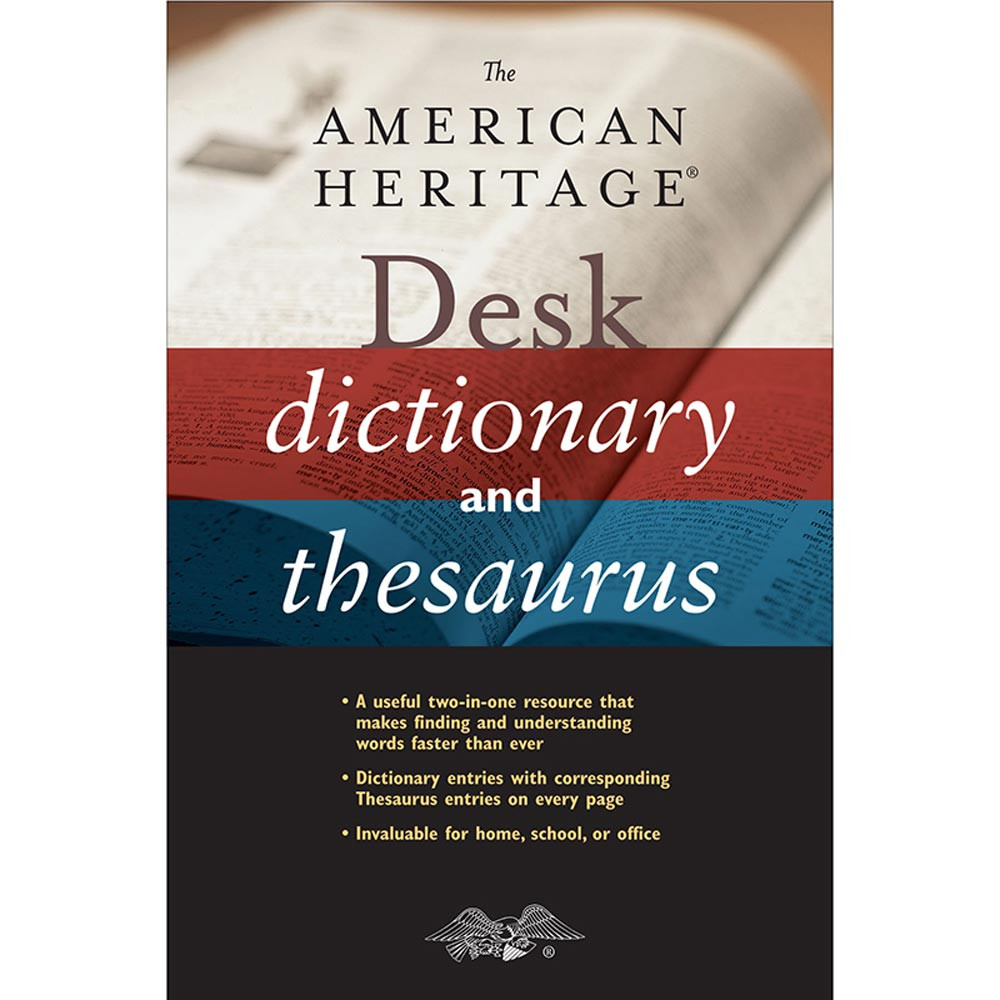 AH-9780618592616 - The American Heritage Desk Dictionary And Thesaurus in Reference Books