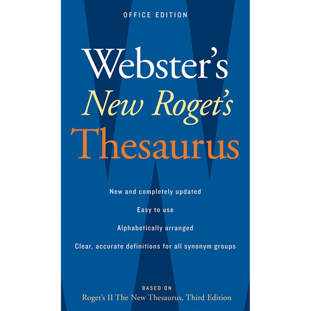 AH-9780618955923 - Websters New Rogets Thesaurus Office Edition in Reference Books