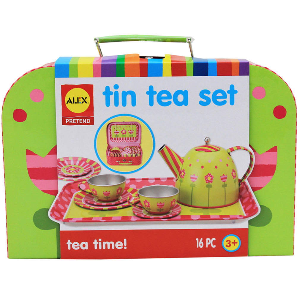 ALE705W - Tin Tea Set in Homemaking
