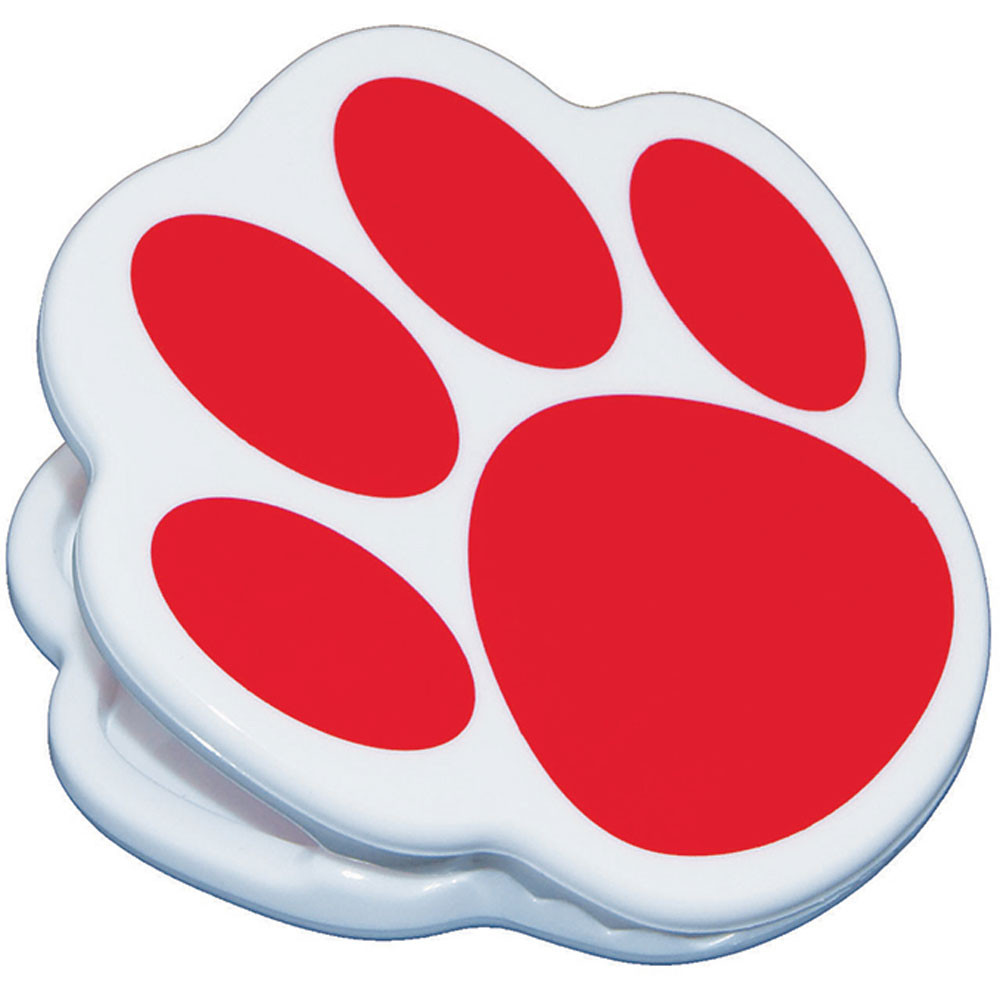 ASH10221 - Magnet Clips Red Paw in Clips
