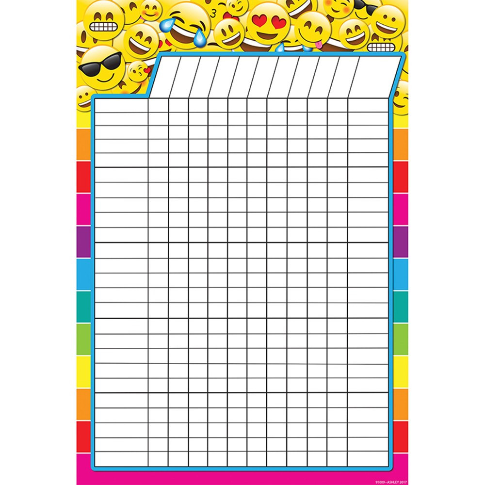 ASH91009 - Emoji Incentive Smart Poly in Classroom Theme