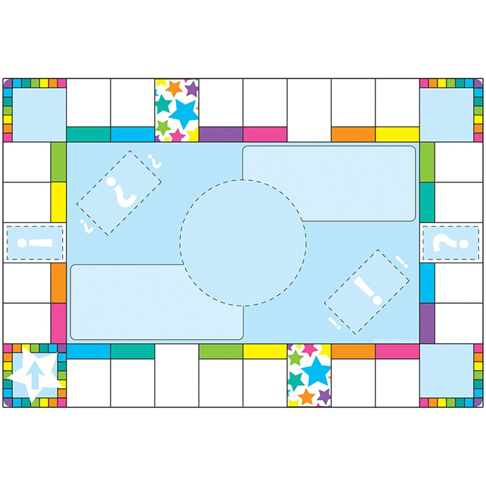 ASH91059 - Smart Game Board Squares Dry-Erase Surface in Classroom Theme
