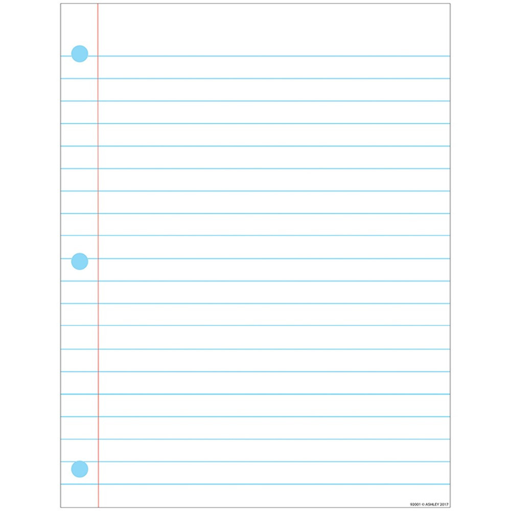 ASH92001 - Notebook Paper 17X22 Chart Smart Poly in Language Arts