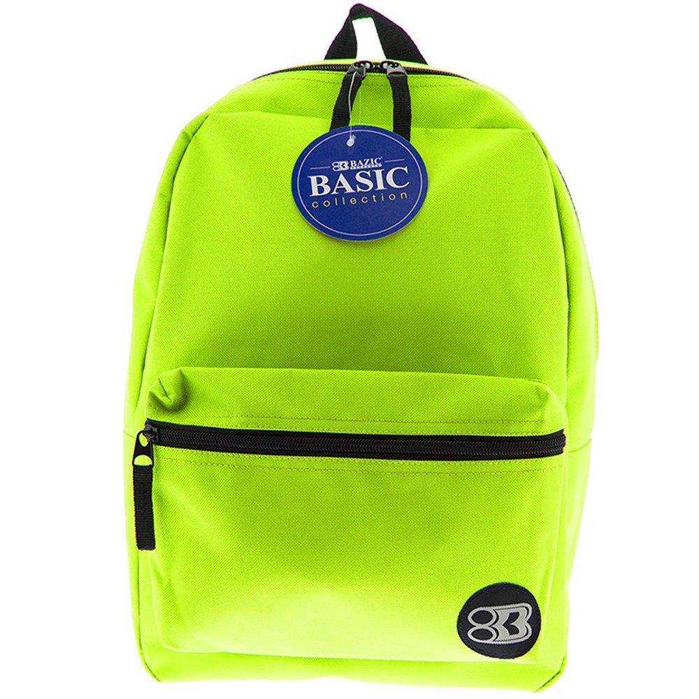 BAZ1034 - 16In Lime Green Collection Backpk in Accessories