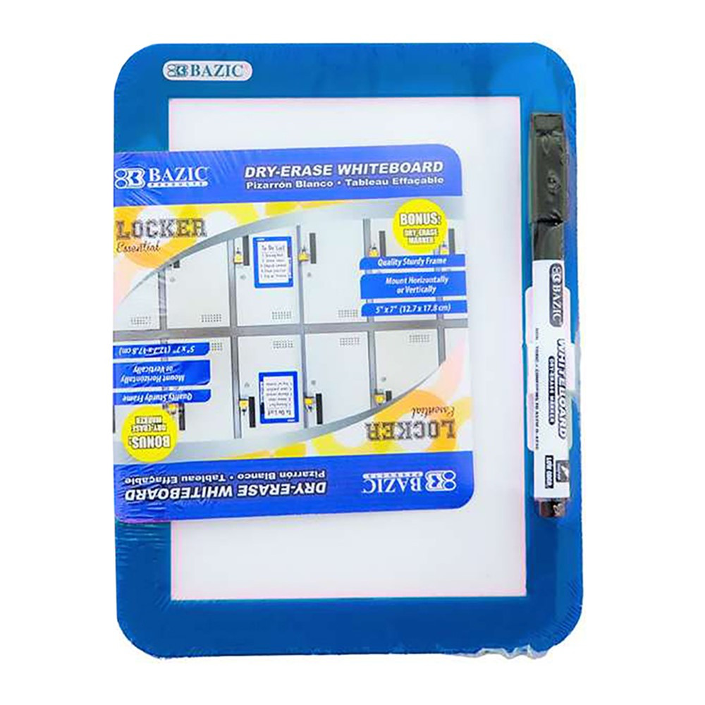 Dry Erase Board with Marker, 5 x 7" - BAZ6023 | Bazic Products | Dry Erase Boards"