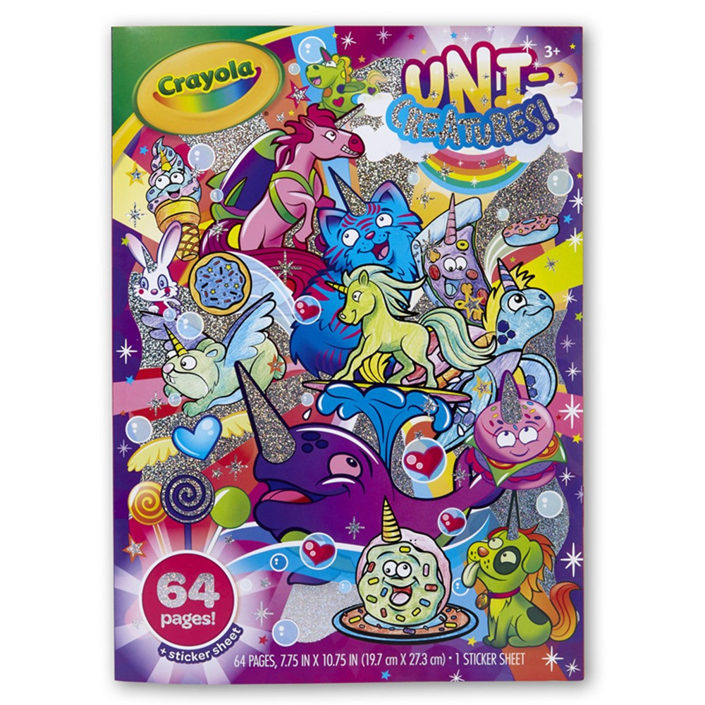 Uni-Creatures! Coloring Book - BIN40425 | Crayola Llc | Art Activity Books