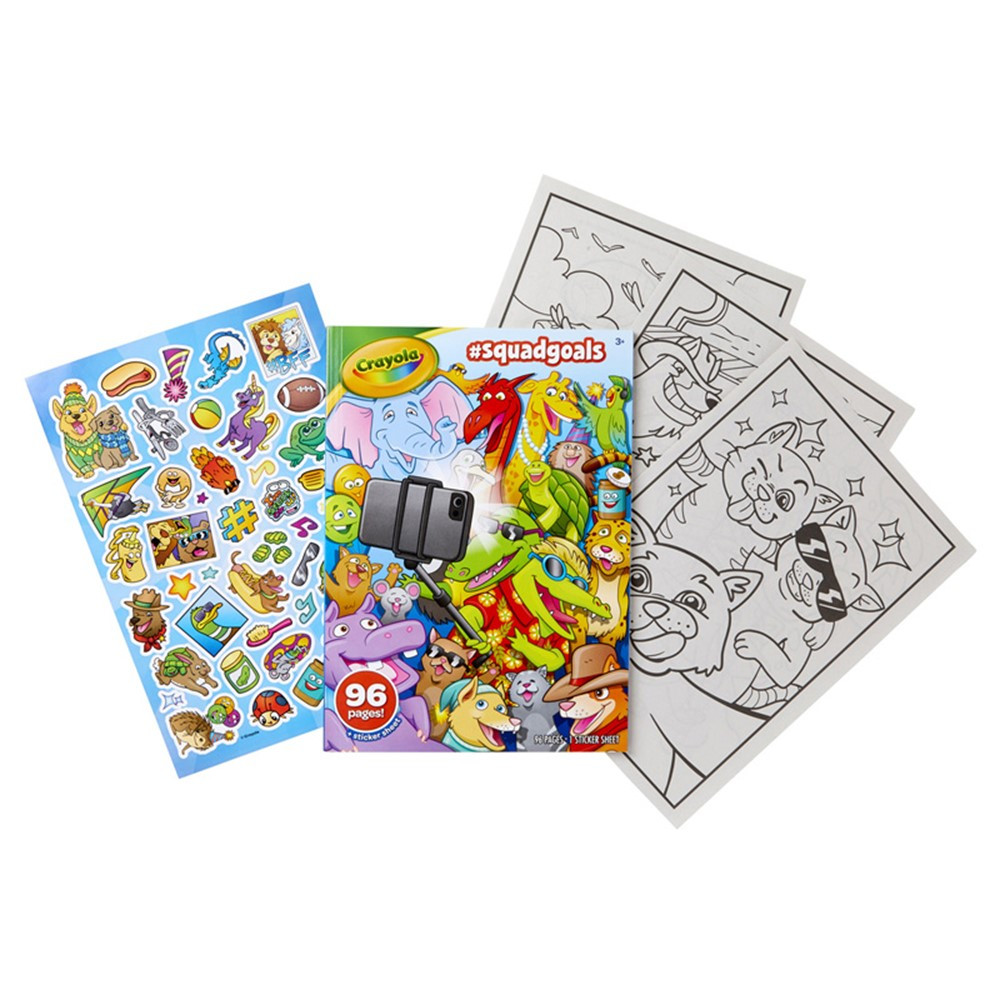 #SquadGoals Coloring Book - BIN40495 | Crayola Llc | Art Activity Books