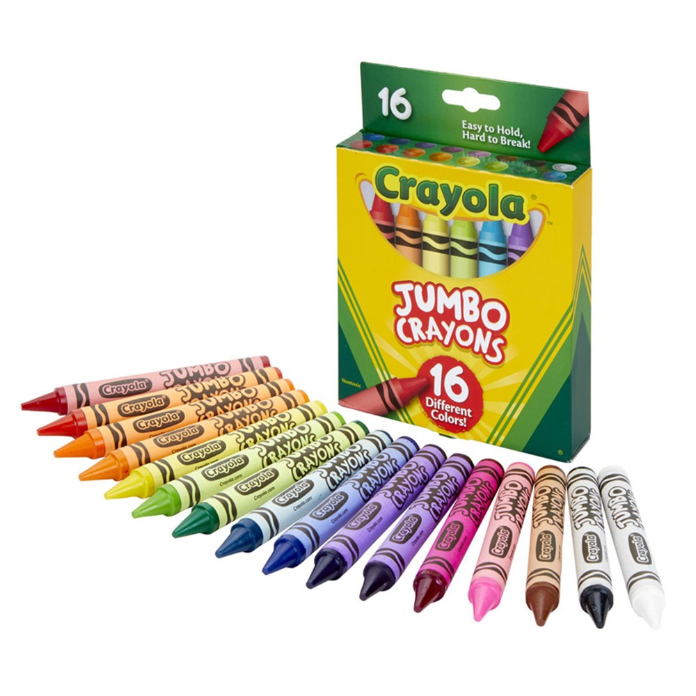 Jumbo Crayons, 16 Colors - BIN520390 | Crayola Llc | Crayons