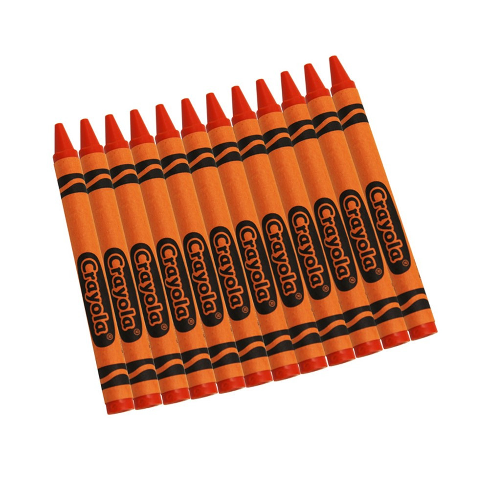 BIN520836036 - Crayola Bulk Crayons 12 Ct Orange in Crayons