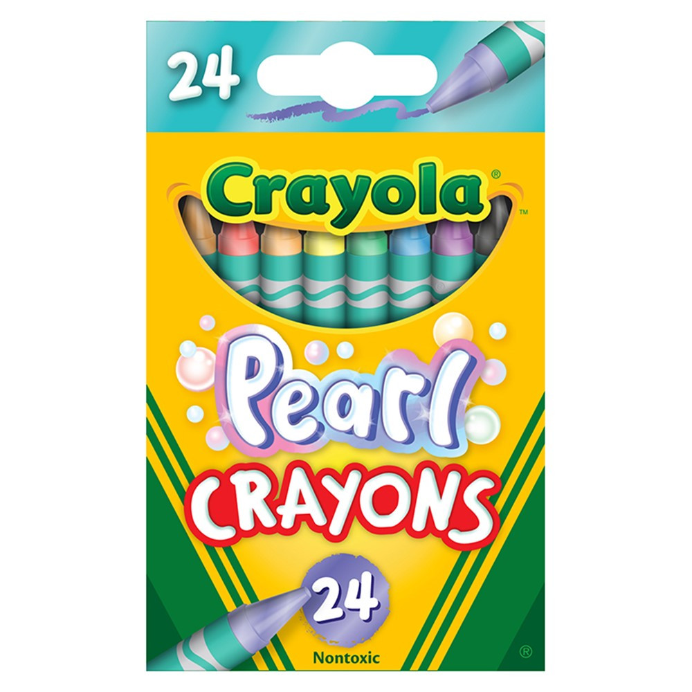 Pearl Crayons, 24 Colors - BIN523409 | Crayola Llc | Crayons