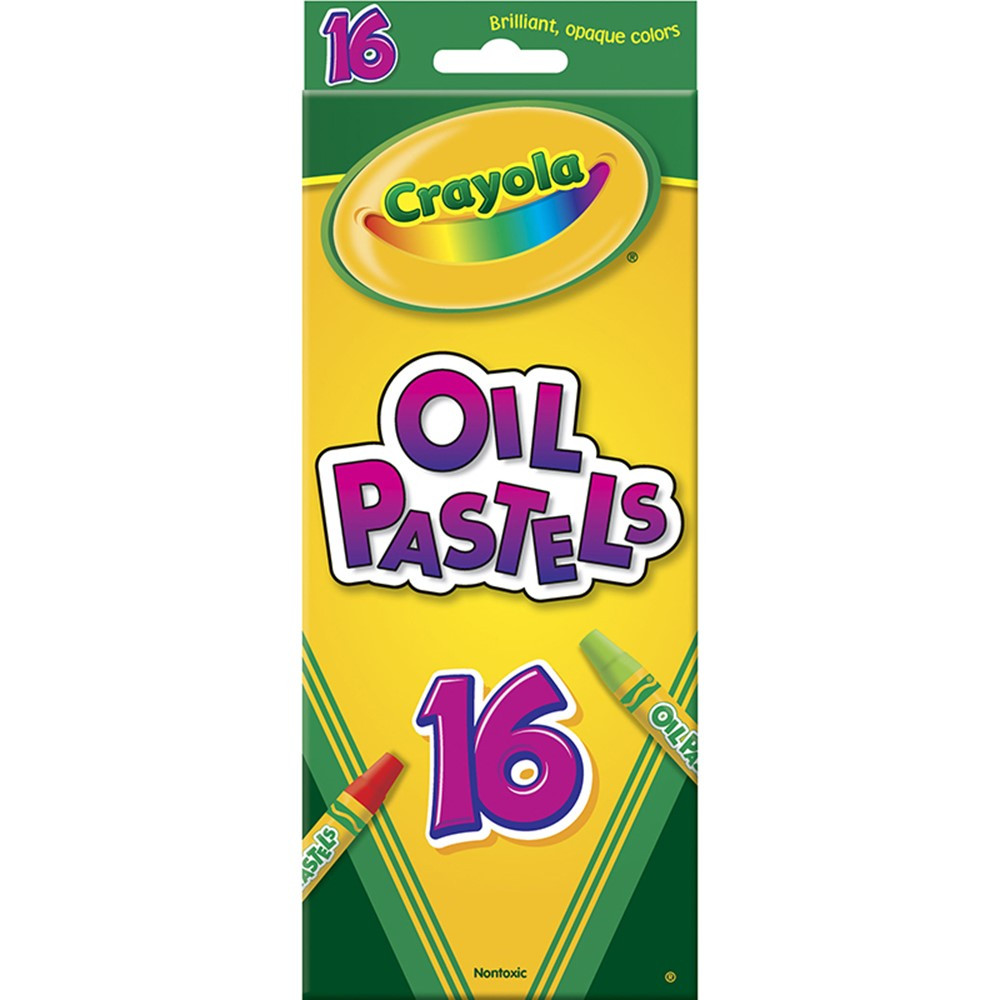 BIN524616 - Crayola Oil Pastels 16 Color Set in Pastels