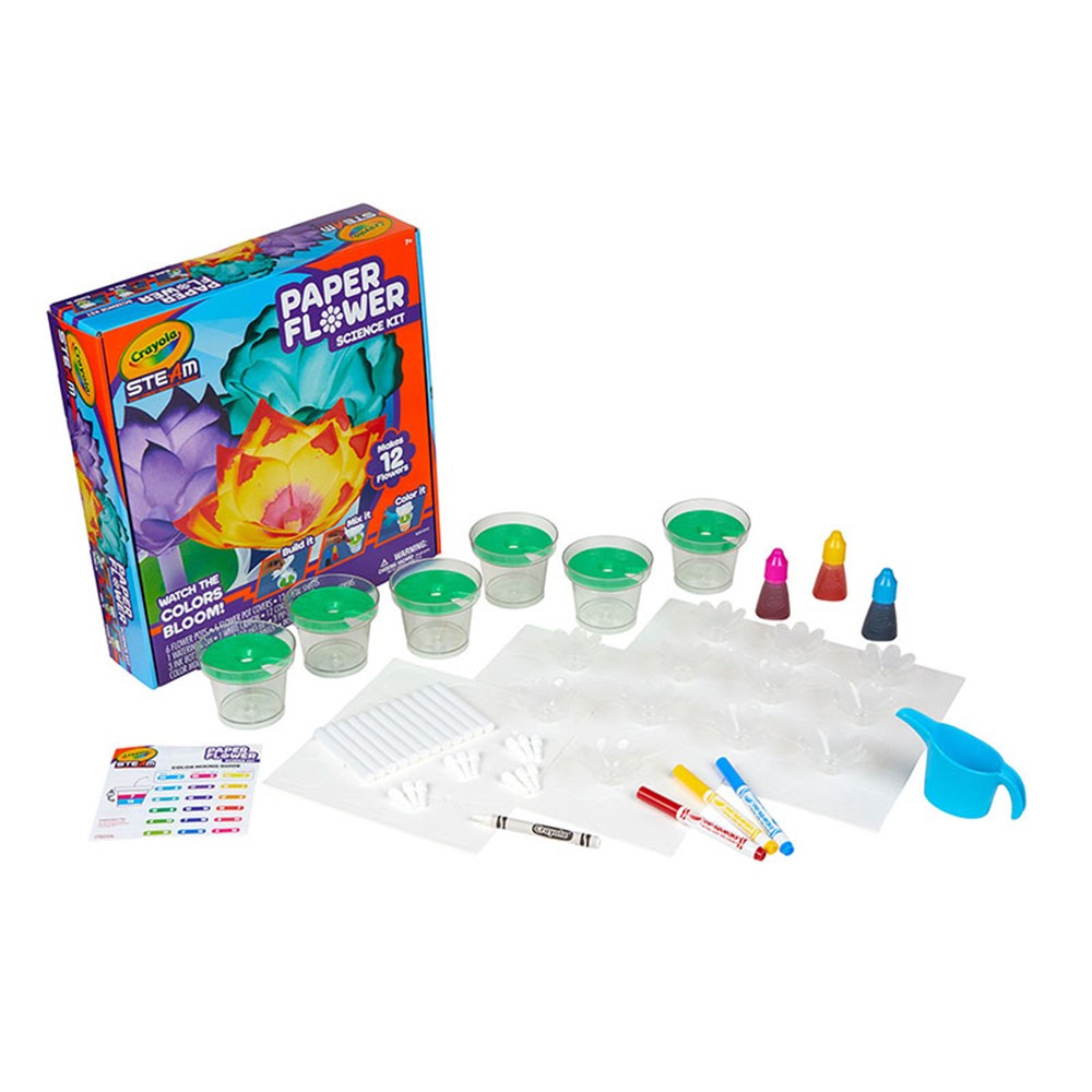 STEAM Paper Flower Science Kit - BIN747409 | Crayola Llc | Art & Craft Kits