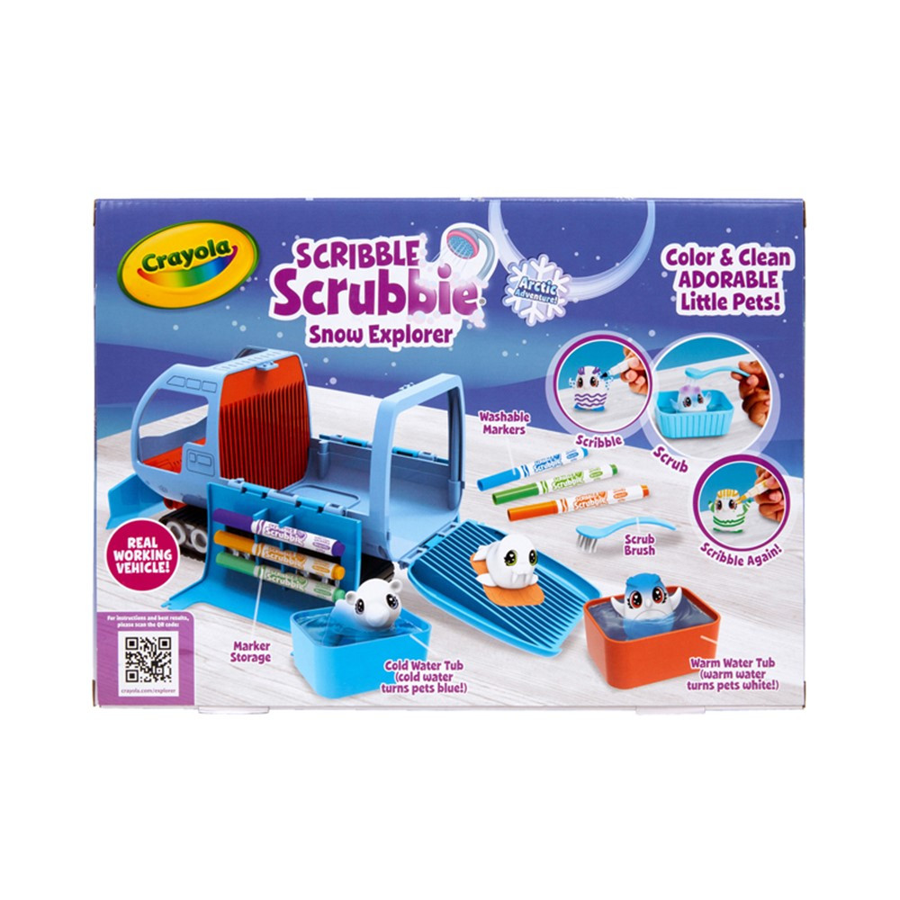 Scribble Scrubbie Pets Arctic Snow Explorer - BIN747479 | Crayola Llc | Art & Craft Kits
