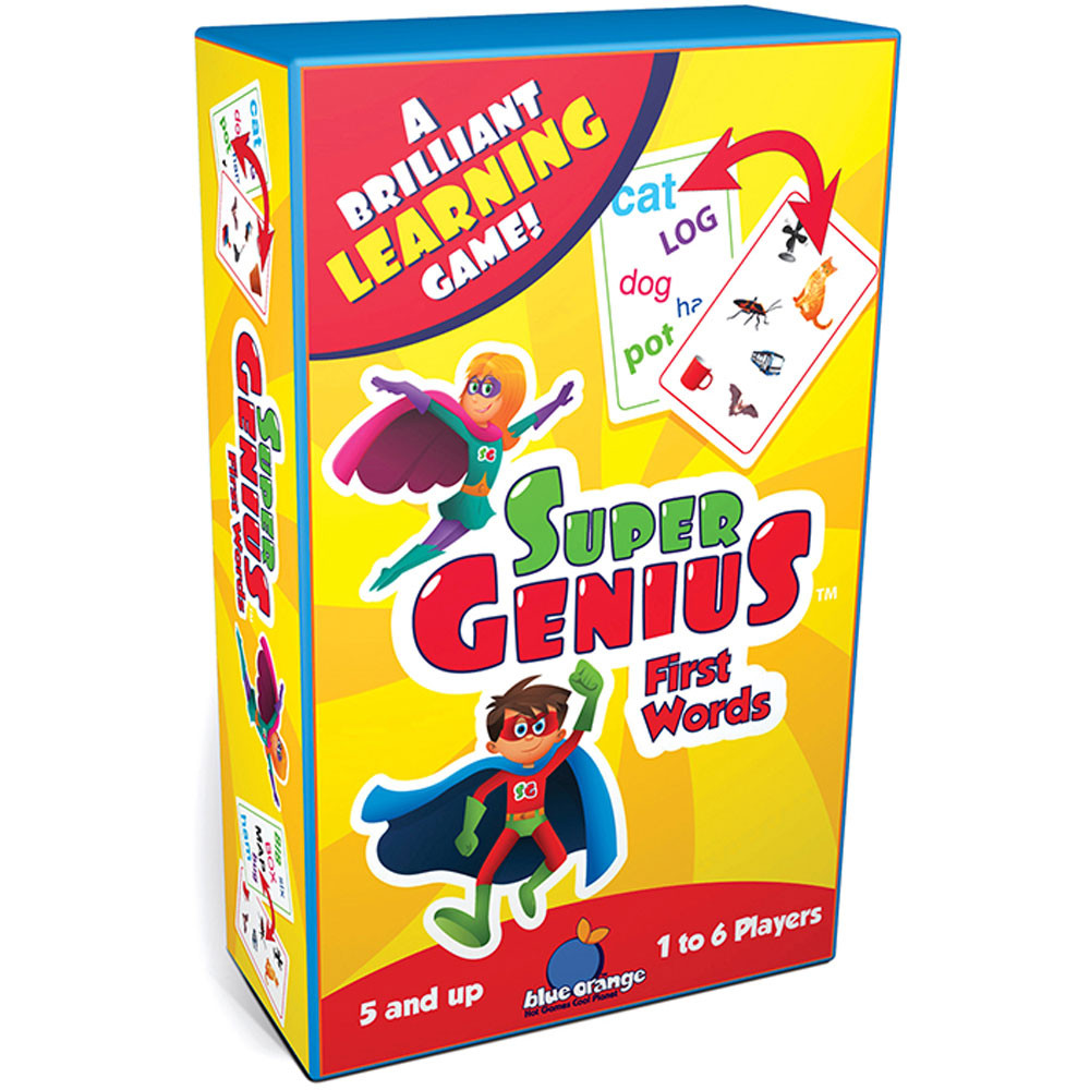 BOG01300 - Super Genius First Words in Card Games