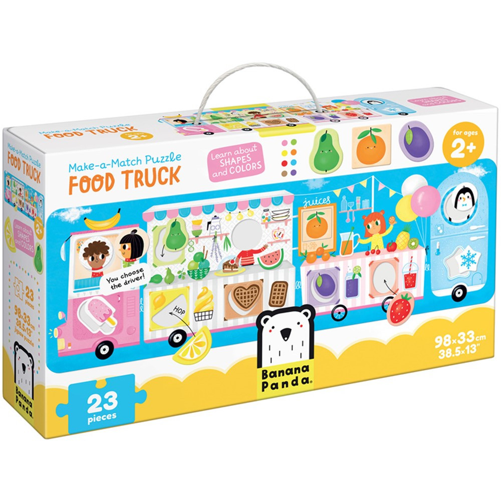 Make-a-Match Puzzle Food Truck - BPN49045 | Banana Panda | Floor Puzzles