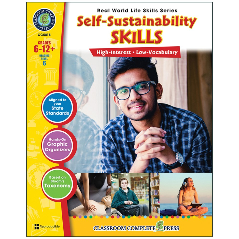 Read World Life Skills: Self-Sustainability Skills - CCP5815 | Classroom Complete Press | Self Awareness