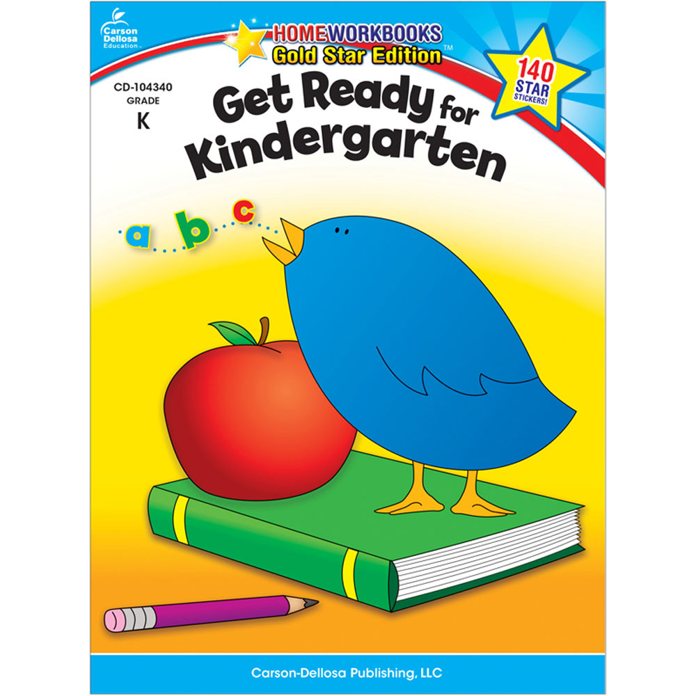 CD-104340 - Get Ready For Kindergarten Home Workbook Gr K in Skill Builders