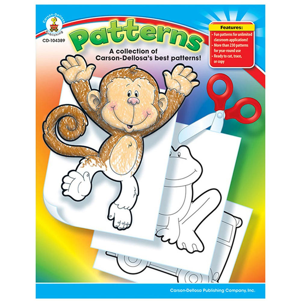 CD-104389 - Patterns Book Gr Pk-5 in Patterning