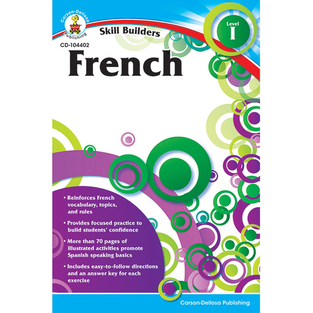CD-104402 - Skill Builders French Level 1 Gr K-5 in Foreign Language