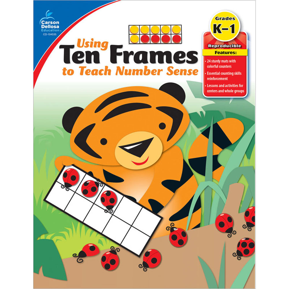 CD-104535 - Using Ten Frames To Teach Number Sense in Numeration
