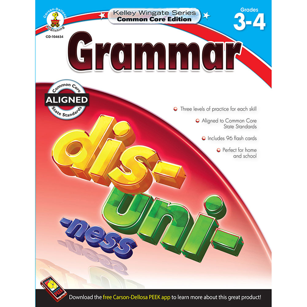 Carson　Grammar,　Grades　CD-104634　Dellosa