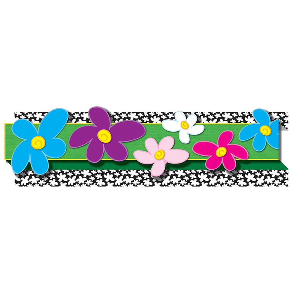 CD-108051 - Pop-Its Flowers in Border/trimmer