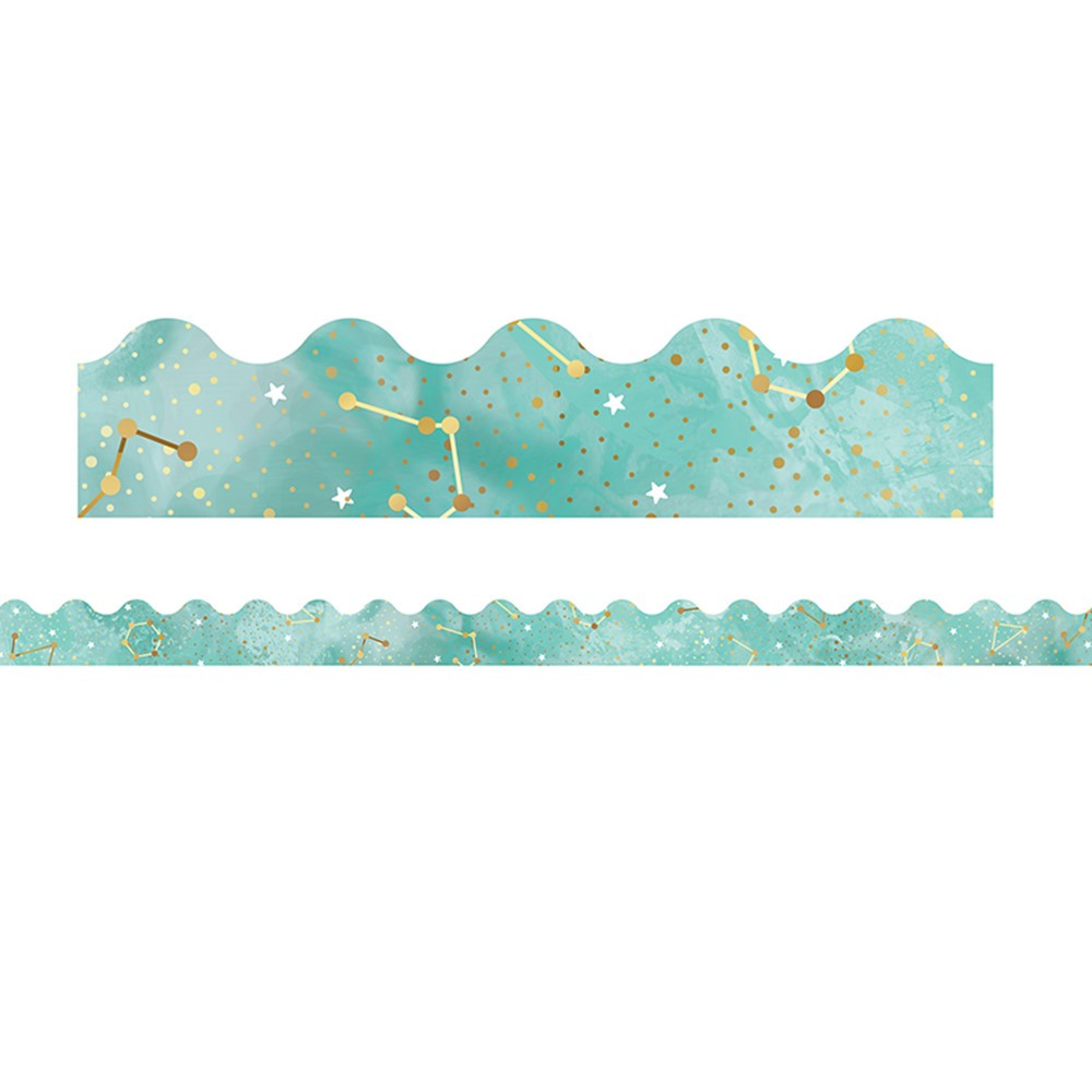 CD-108381 - Galaxy Constellations Scalloped Borders in Border/trimmer