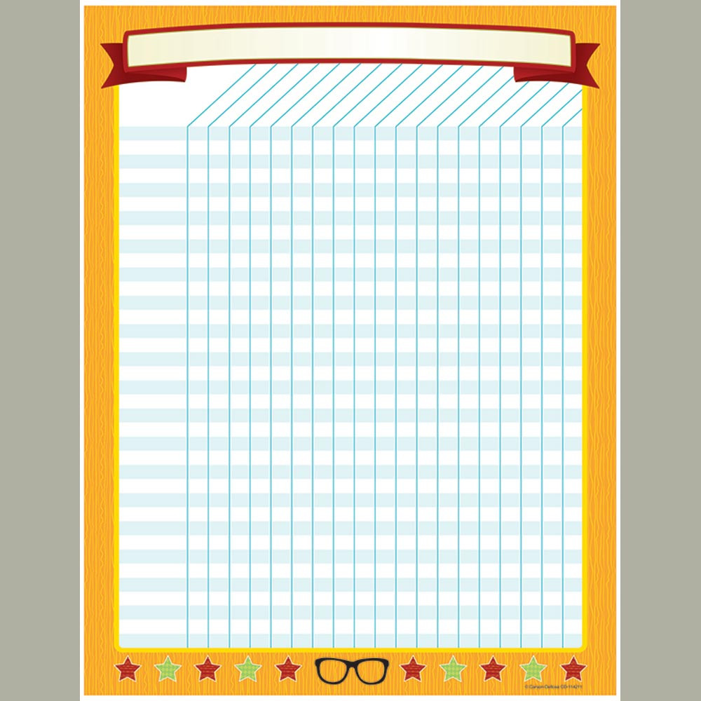 CD-114211 - Hipster Incentive Chart in Classroom Theme