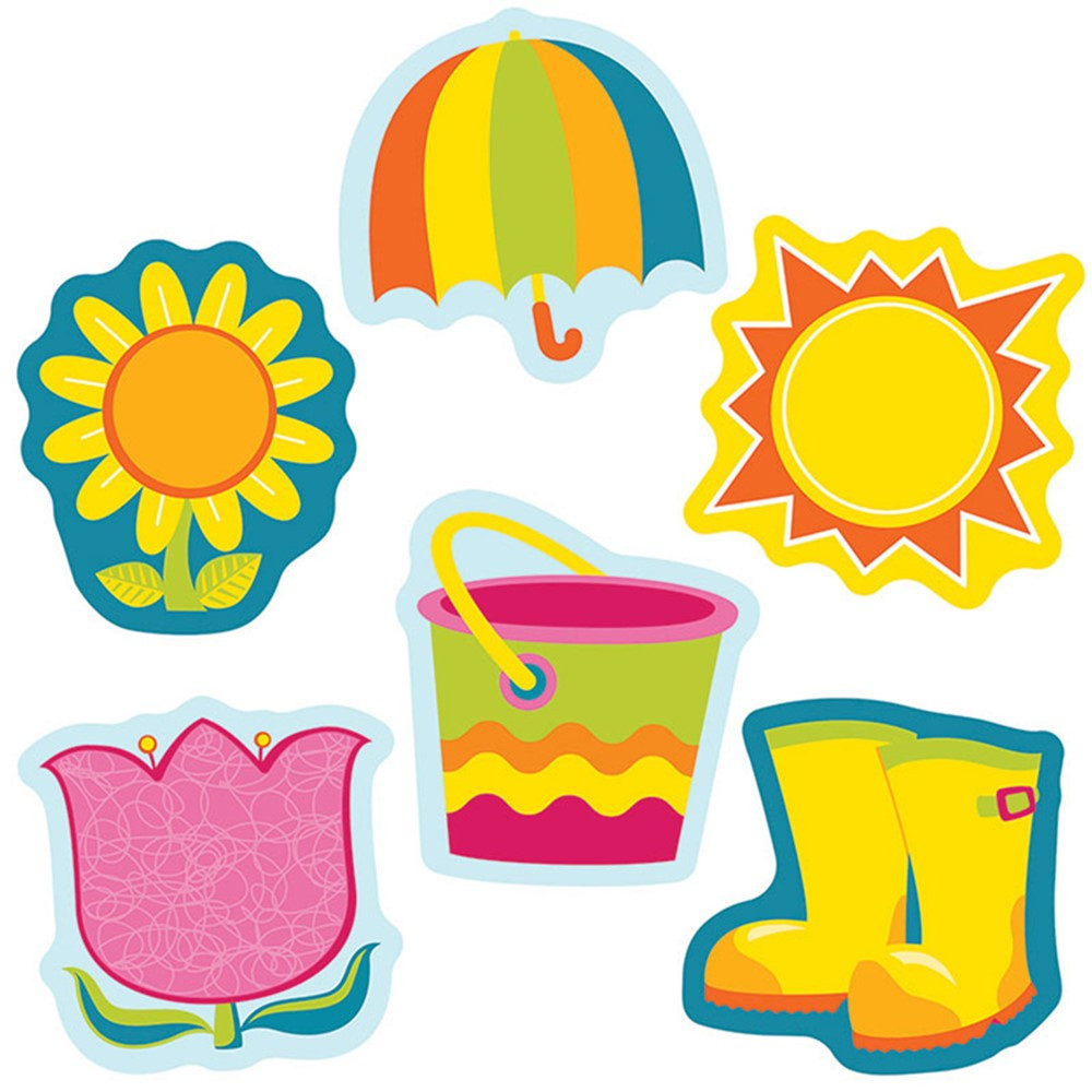 CD-120183 - Spring Mix Mini Cut Outs in Holiday/seasonal