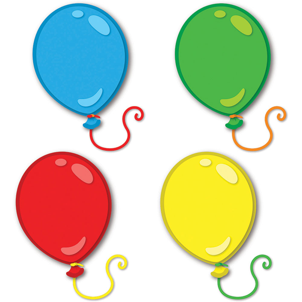 CD-120198 - Balloons Colorful Cut Outs - Mini Assorted in Accents