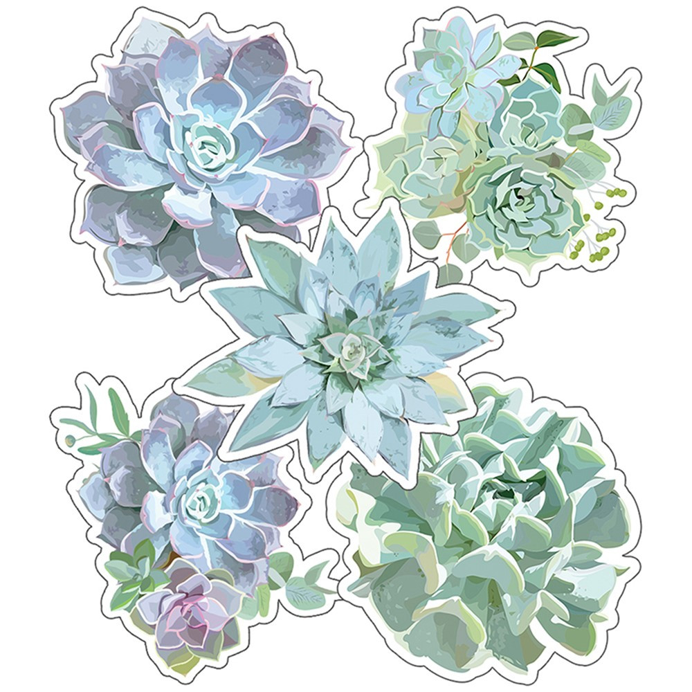 CD-120555 - Simply Stylish Succulents Cut-Outs in Accents