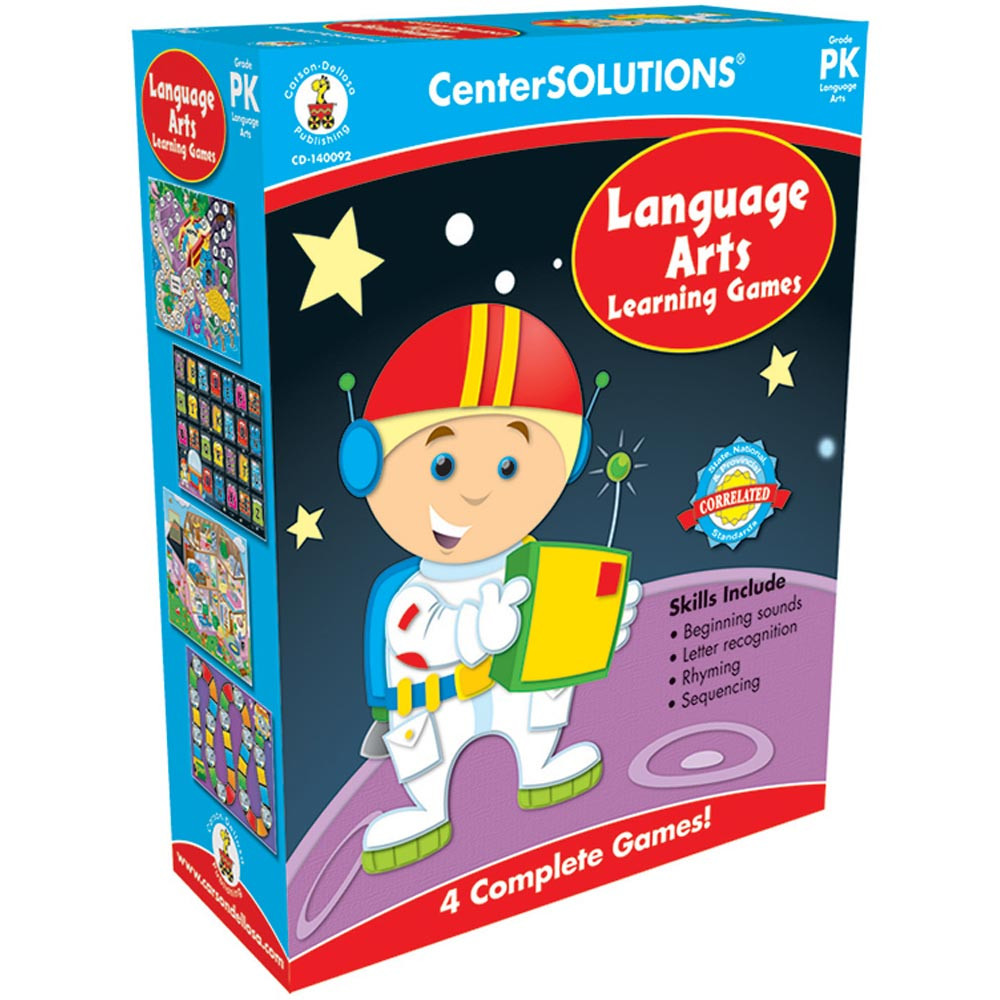 CD-140092 - Language Arts Learning Games Pk in Language Arts