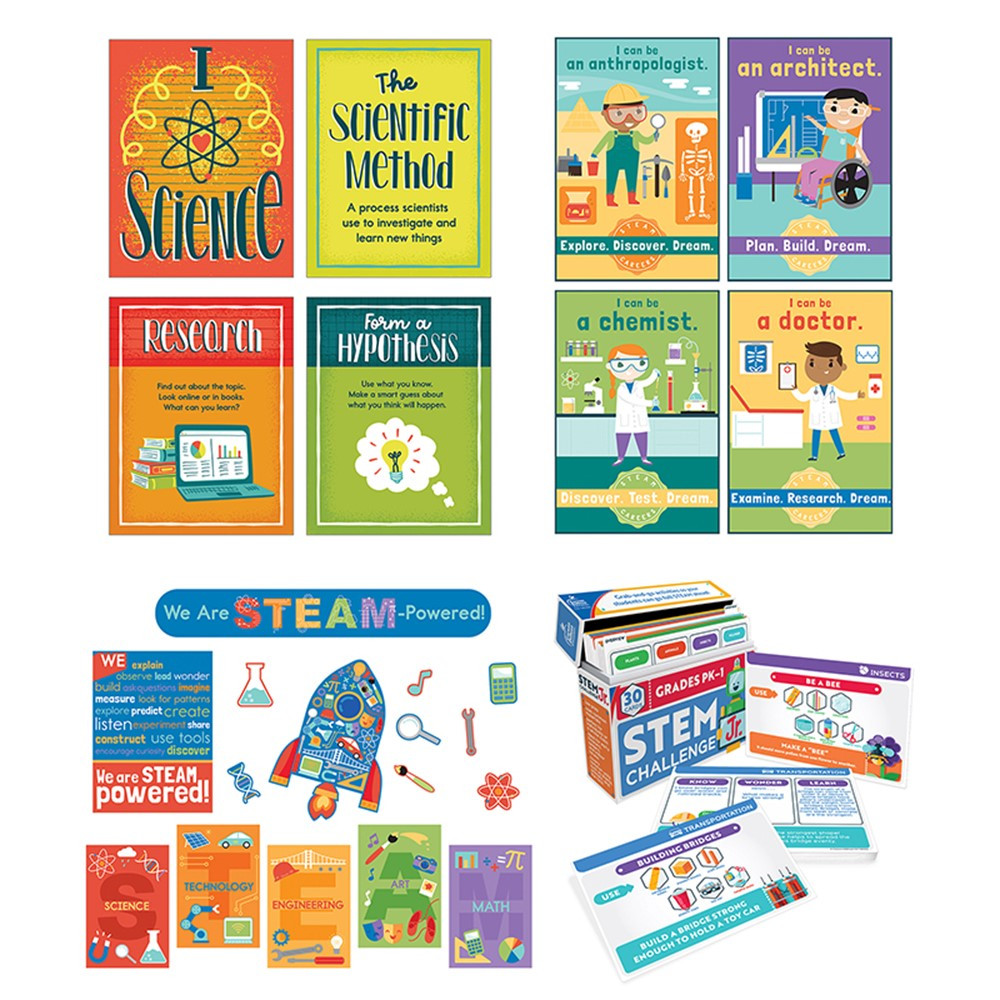 Science Classroom Teacher Bundle K-1 - CD-145322 | Carson Dellosa Education | Activity Books & Kits