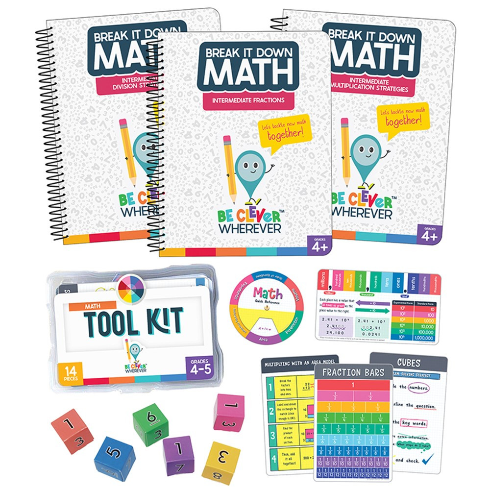 Math Student Bundle Grade 4 - CD-145328 | Carson Dellosa Education | Manipulative Kits