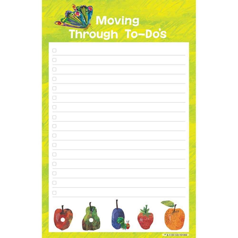 Moving Through To-Dos Notepad - CD-151302 | Carson Dellosa Education | Note Pads