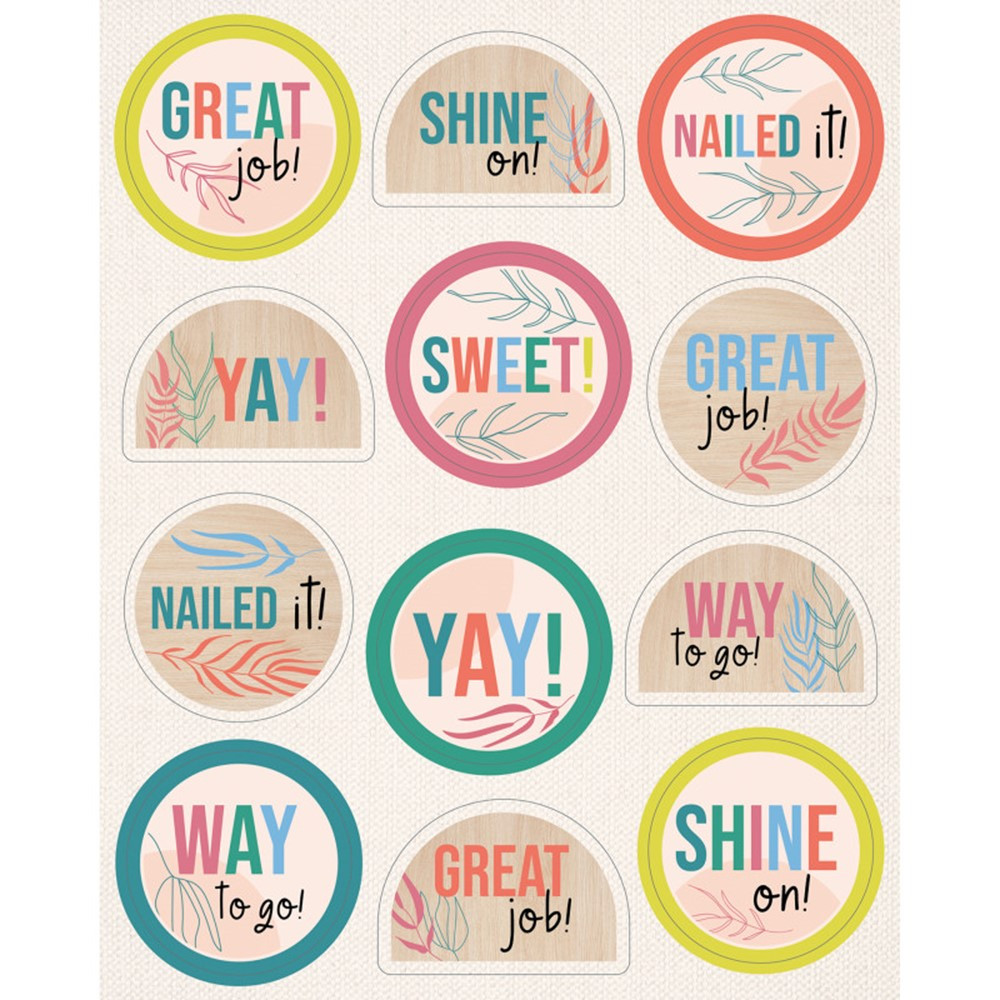True to You Motivators Motivational Stickers, Pack of 72 - CD-168330 | Carson Dellosa Education | Stickers