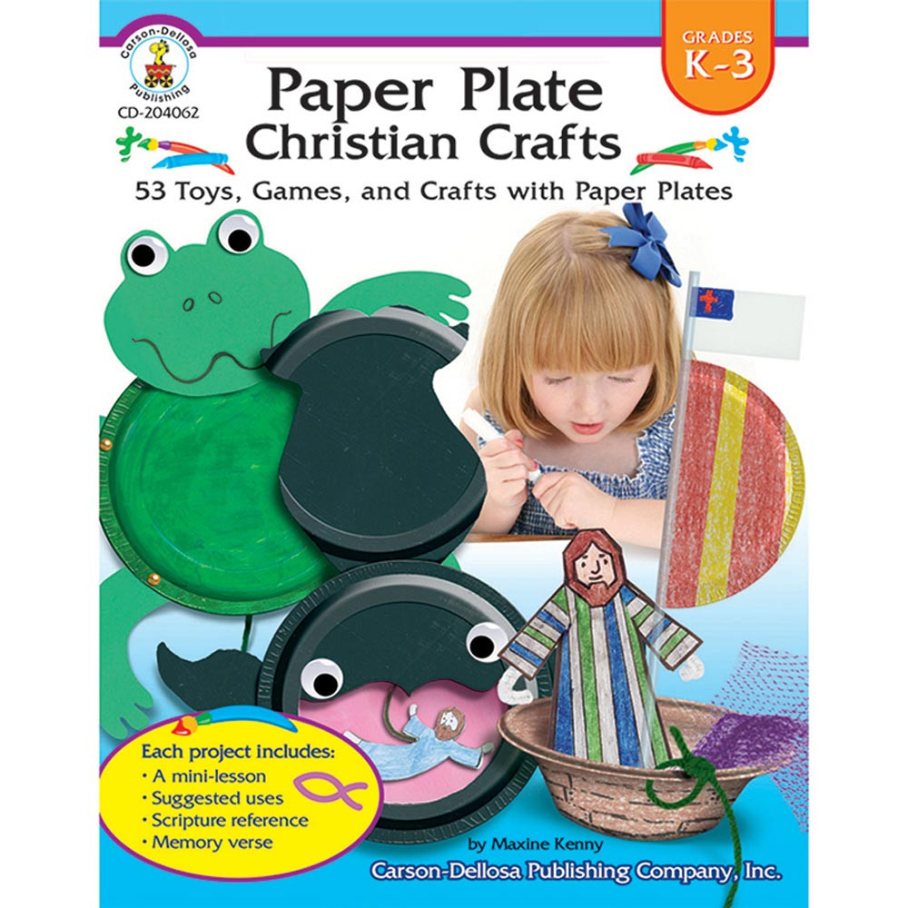 CD-204062 - Paper Plate Christian Crafts Gr K-3 in Inspirational