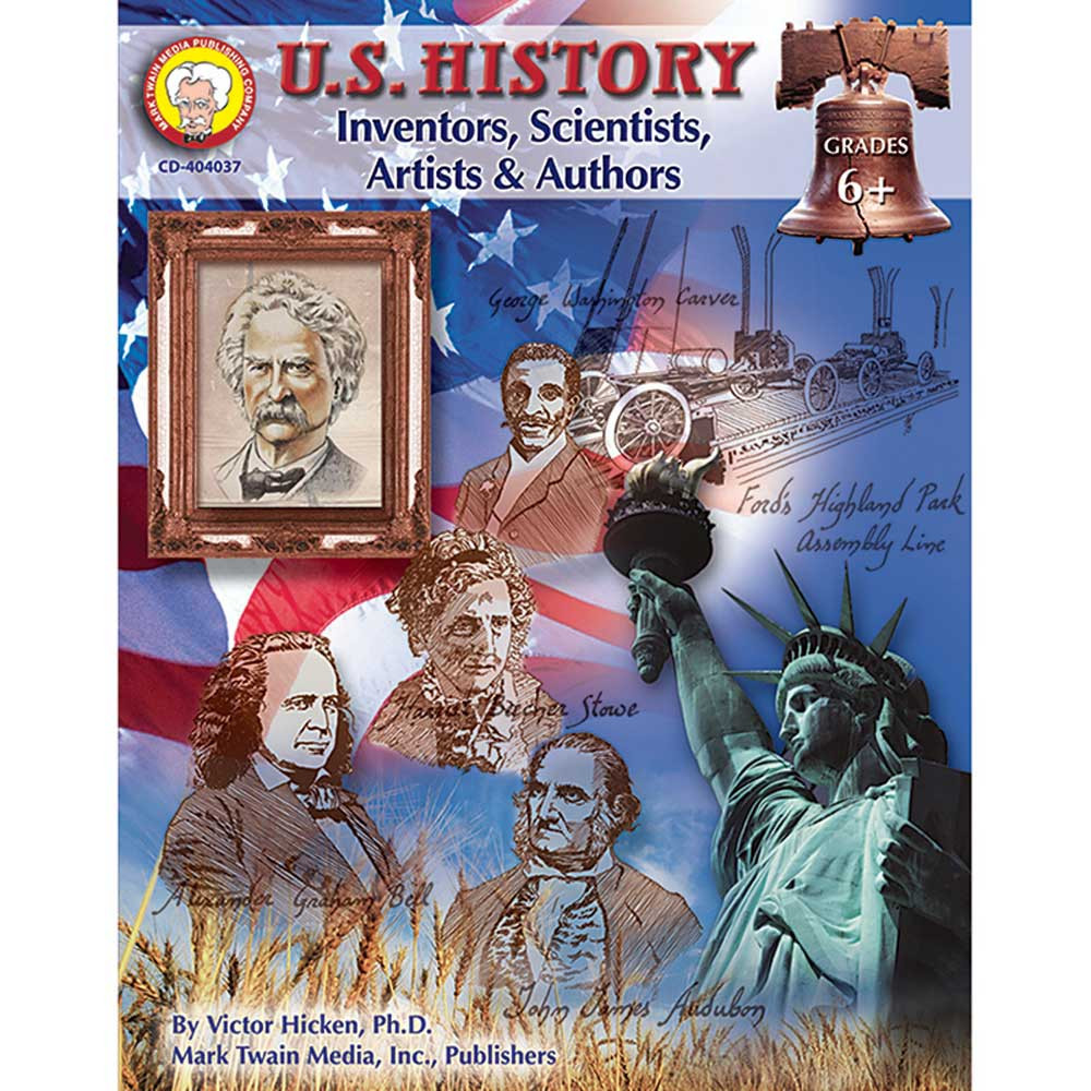 CD-404037 - Us History Inventors Scientists Artists & Authors Gr 6 & in History