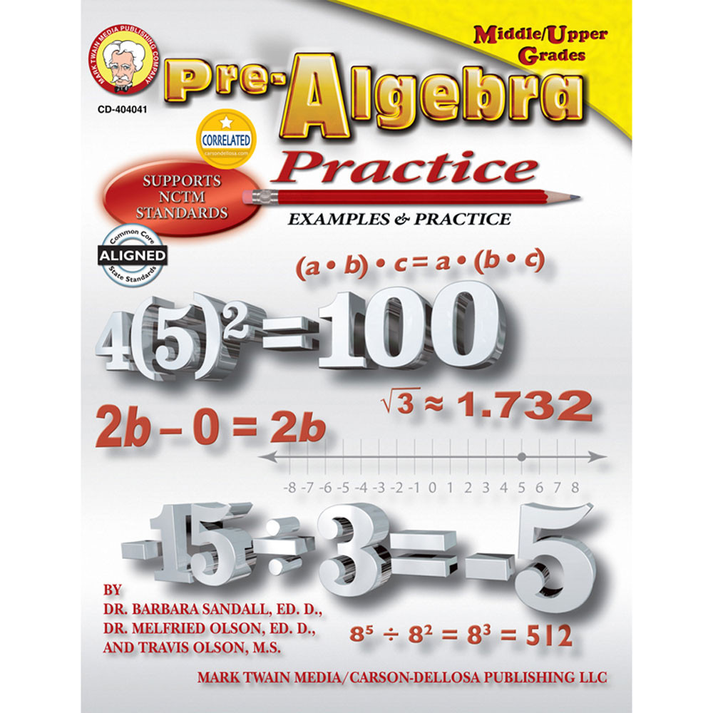 CD-404041 - Prealgebra Practice in Algebra