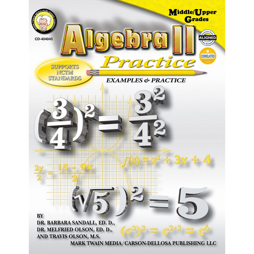 CD-404043 - Algebra Ii Practice in Algebra