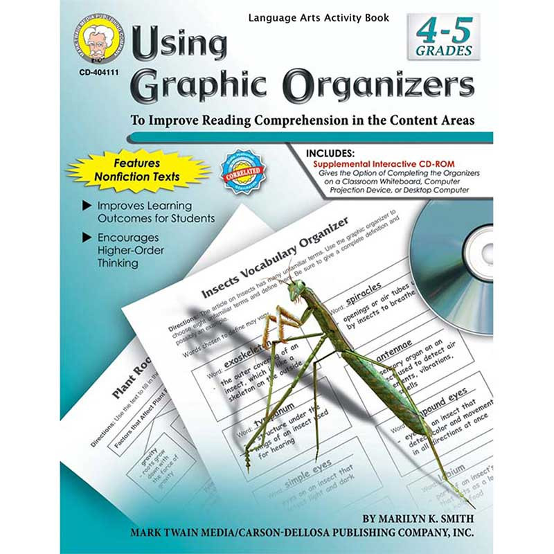CD-404111 - Using Graphic Organizers Book Gr 4-5 in Graphic Organizers