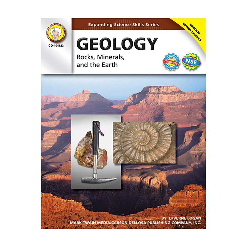 CD-404123 - Geology Rocks Minerals & The Earth Gr 5-8 in Earth Science