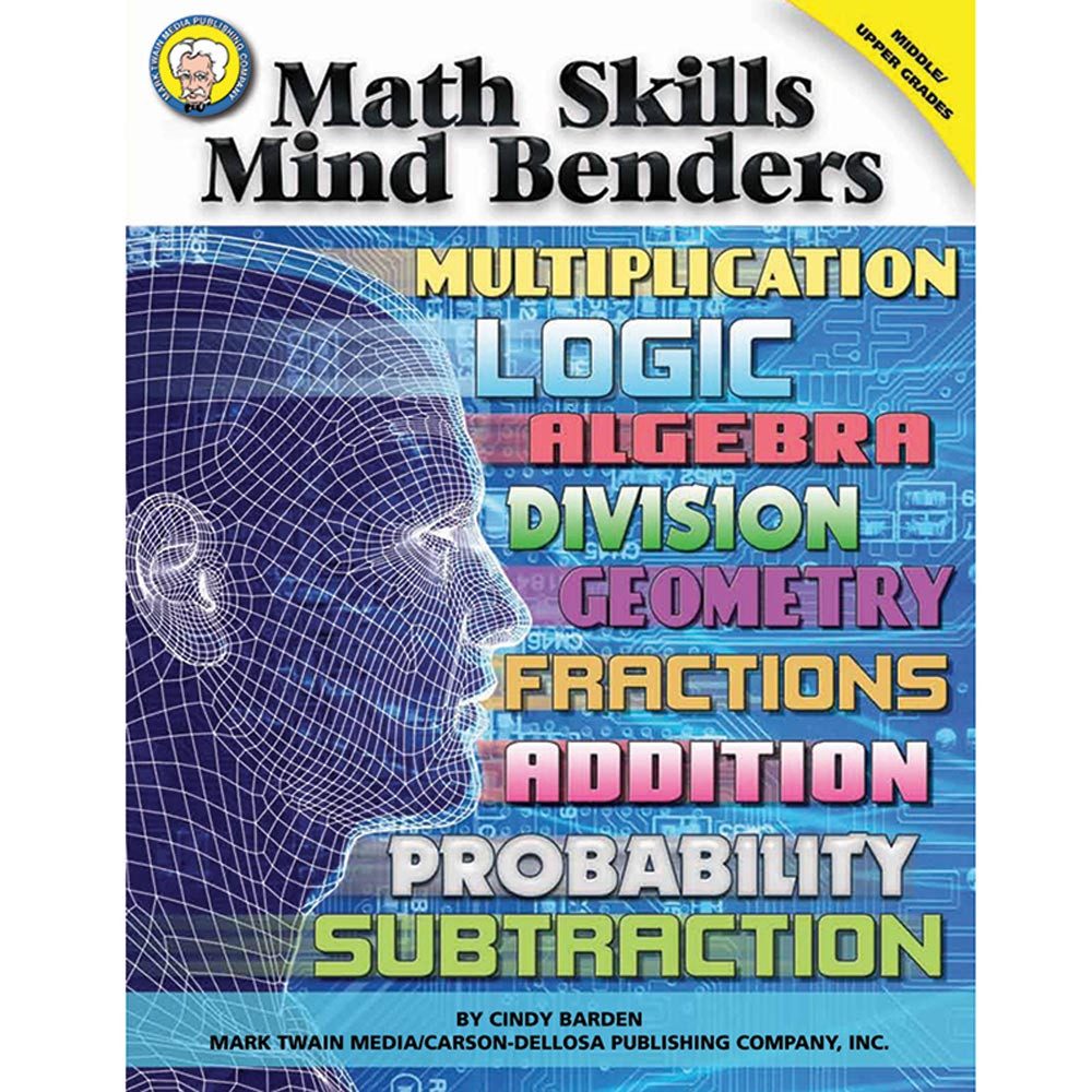 CD-404132 - Math Skills Mind Benders in Activity Books